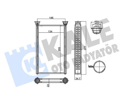 KALORIFER RADYATORU BMW N13 N20 N26 N47 B37 B38 B47 B48 B58 F20 F22 F30 F32 F34 F36