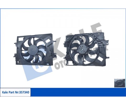 FAN MOTORU DAVLUMBAZLI RENAULT CLIO VCAPTUR II 1.0 TCE 19 REZİSTÖRSÜZ 12V 150W 2200RPM