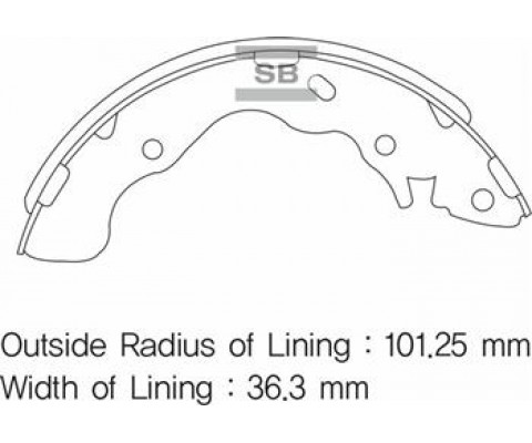 ARKA KAMPANA PABUÇ BALATA HYUNDAI ACCENT 1.3L 1.5L 1.6L 1.5L CRDİ 02-05 / ELANTRA 1.6L G4ED 02-05 / MATRIX 1.5L D4FA 05- GENİŞ TİP