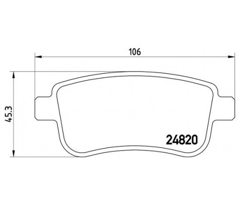ARKA FREN BALATA RENAULT FLUENCE 09- / MEGANE III 09- / MEGANE IV 15- /SCENIC III 09-