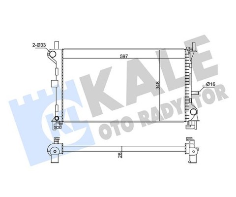 MOTOR SU RADYATORU FOCUS I 1.6 16V / 2.0 16V 98 04 OTOMATIK SANZM. 600 348 26