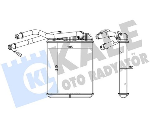 KALORİFER RADYATÖRÜ VW TOUAREG 02 AUDİ Q7 10
