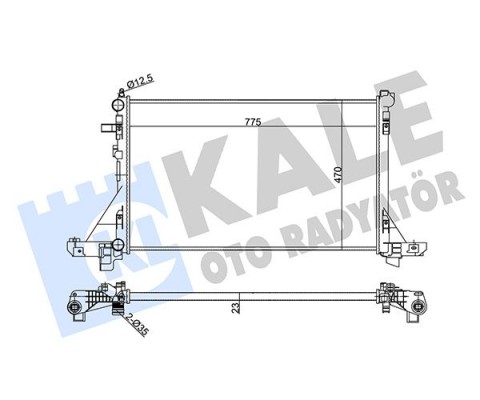 RADYATÖR MASTER III-MOVANO B-NV400 2.3CDTI 10-