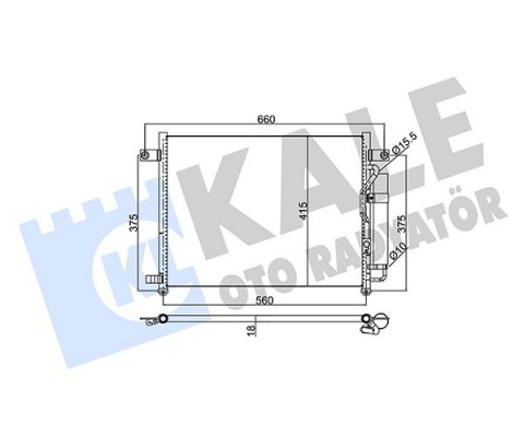 KONDENSER AL/PL/BRZ AVEO-KALOS