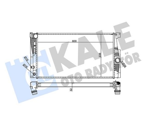 MOTOR SU RADYATORU BMW F10 F11 N20