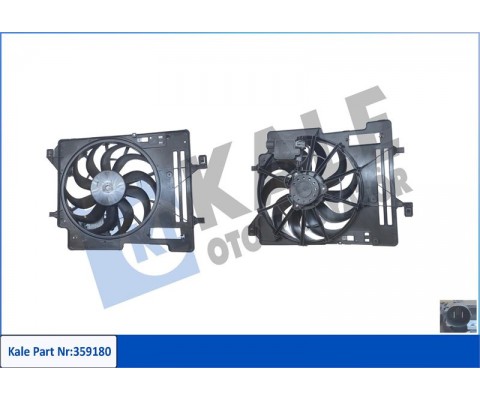 FAN MOTORU DAVLUMBAZLI FORD FOCUS III 14-17 CONNCET 14 KUGA II 14-17 1.5TDCI AT REZİSTÖRLÜ YENİ KASA 12V 250W 2400RPM