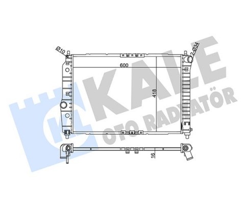 RADYATÖR CHEVROLET AVEO-KALOS AL/PL/BRZ 600x418x16