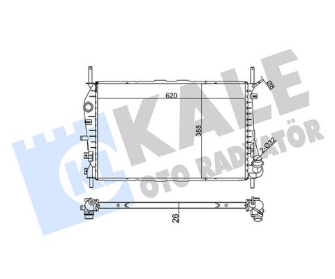 MOTOR SU RADYATORU MONDEO 2.0TDCI 2.2TDCI 01 07 KLIMALI