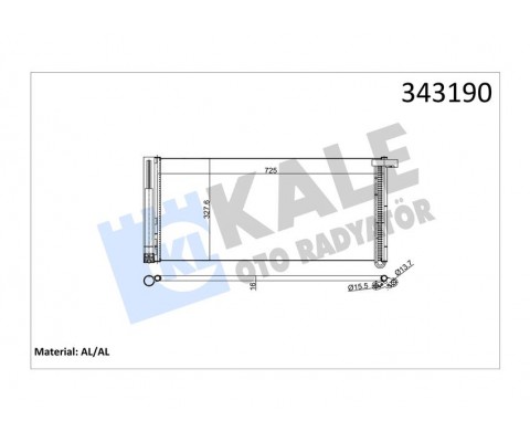 KLİMA KONDENSERİ PORSCHE PANAMERA AL-AL