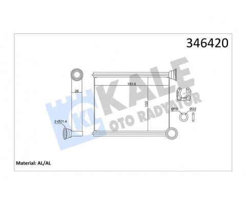 KALORİFER RADYATÖRÜ CLIO IV-LOGAN II 13