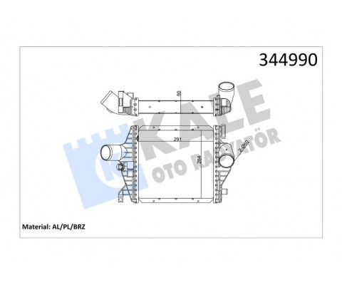 TURBOSARJ RADYATORU MERCEDES VITO W638 97 03