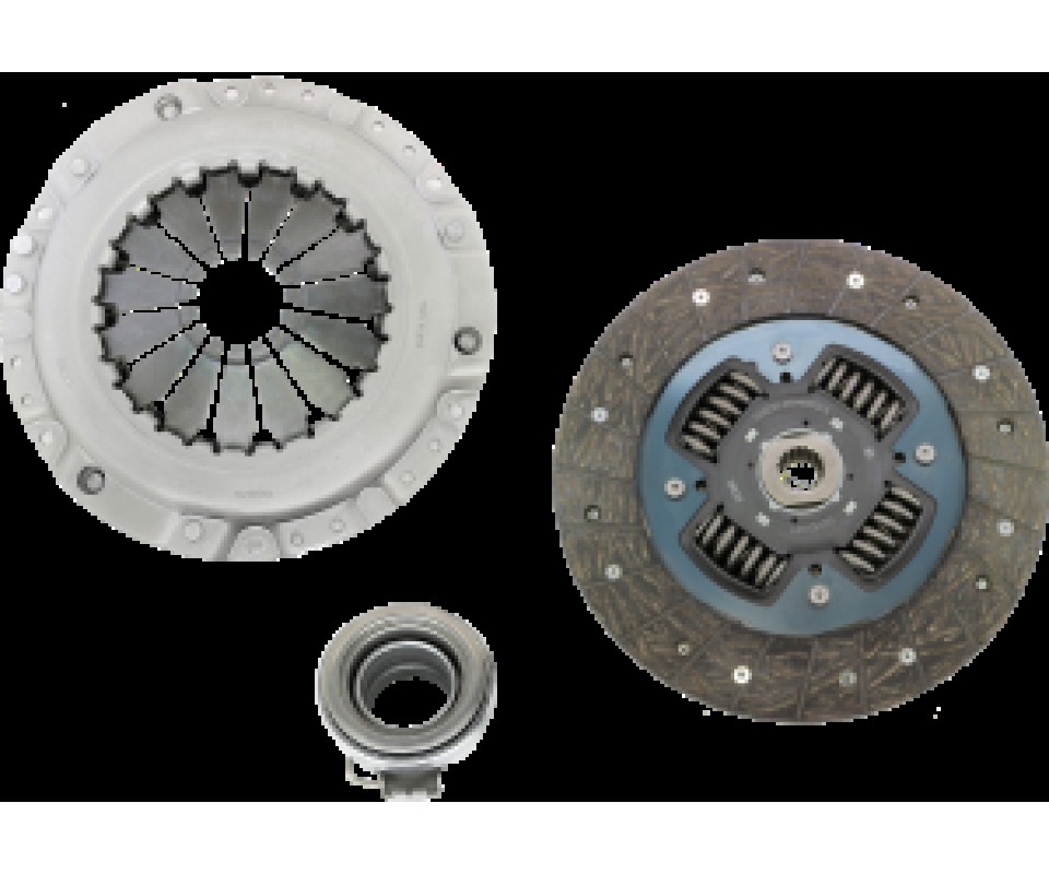 DEBRİYAJ SETİ BASKI DİSK BİLYA HYUNDAI H100 2.6L KAMYONET 93-> E.M. / STAREX 2.5L D4BH 4D56 TC TCI 92-> / KIA K2500 2.5L TCI KAMYONET 94-> / BONGO 2.5L TCI KAMYONET 94-> E.M.