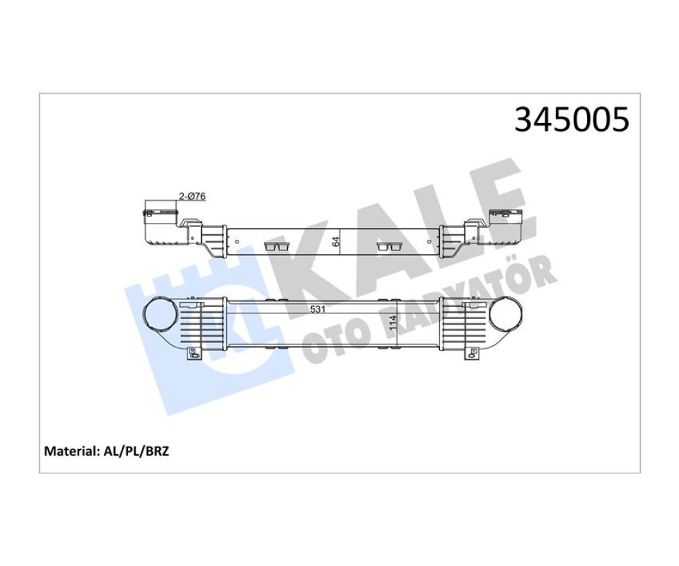 TURBOSARJ RADYATORU MERCEDES S-CLASS W220 99>05