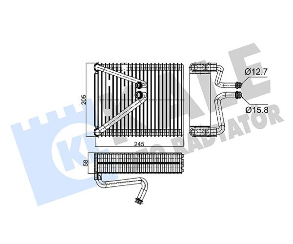 EVAPORATOR DOBLO 1.2-PUNTO