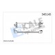 TURBO RADYATÖRÜ INTERCOOLER VOLVO C30 06-12 -S40 04 > V50 04 > 1.6D-2.0D- C70 2.0D 08 > 658x157