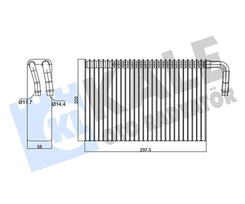 EVAPORATOR BMW E39 E53 RANGE ROVER 3 VOGUE L322 02>12