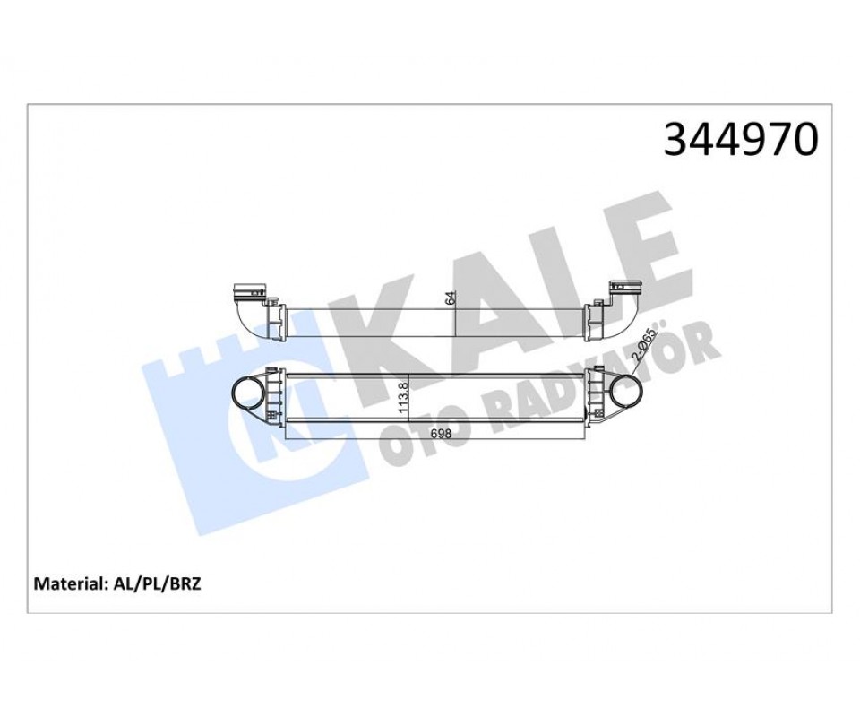 TURBOSARJ RADYATORU MERCEDES W169 W245