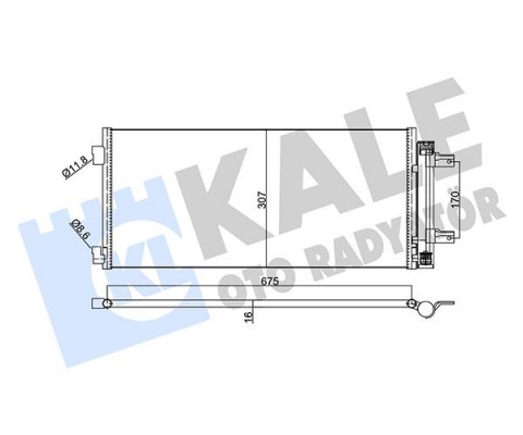 KLİMA RADYATÖRÜ KONDANSATÖRÜ OPEL ASTRA K 15>22 AL/PL/BRZ