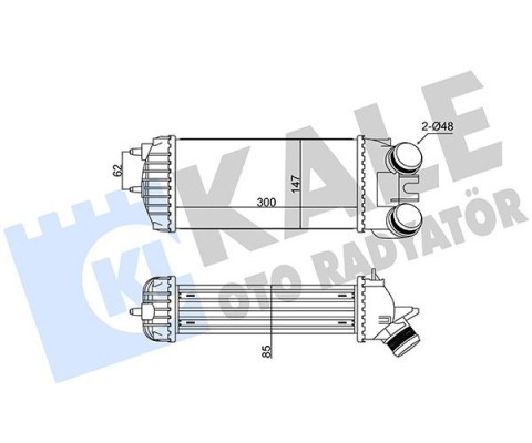 İNTERCOOLER BERLINGO-XSARA PICASSO-PEUGEOT PARTNER 1.6 HDI 02 >