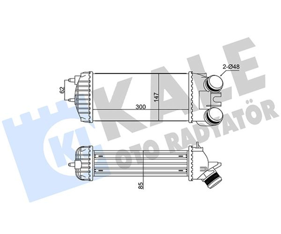 İNTERCOOLER BERLINGO-XSARA PICASSO-PEUGEOT PARTNER 1.6 HDI 02 >