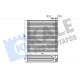 EVAPORATOR TOYOTA COROLLA 1.4-1.6 2.0D-4D 01-08 BRAZING AL/AL 255X265X58