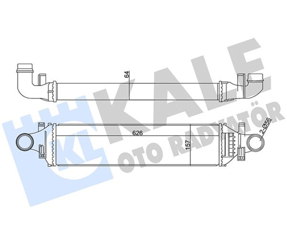 TURBOSARJ RADYATORU MERCEDES W176 W246 C117 X117 X156