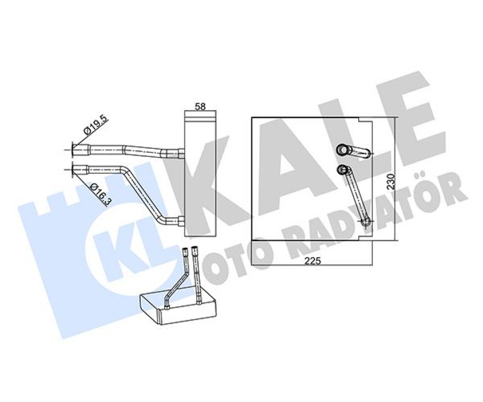 KLİMA EVAPORATOR FORD FİESTA 02>