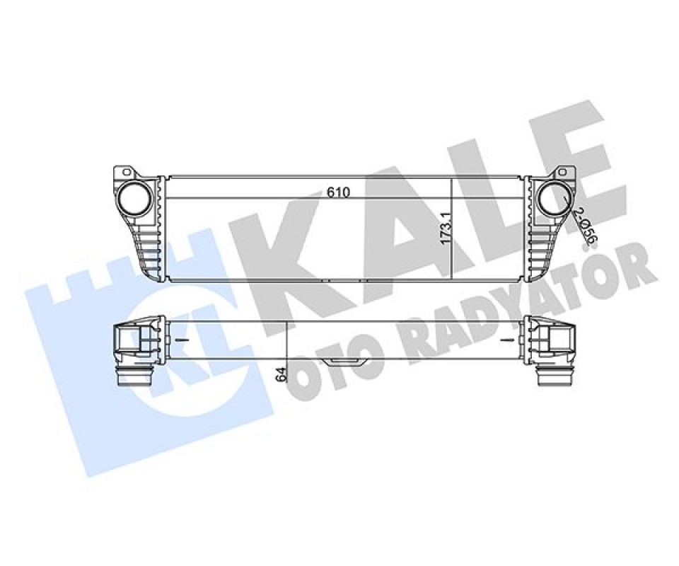TURBOSARJ RADYATORU MERCEDES VITO W639 03>