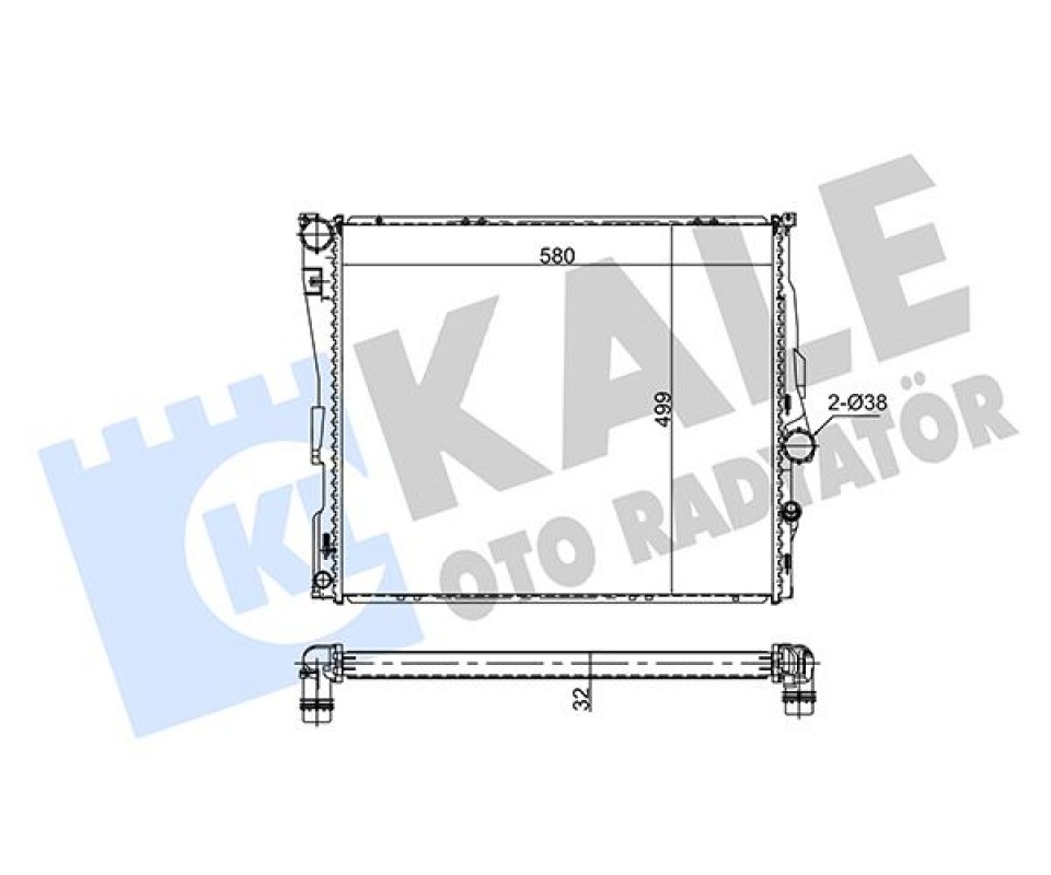 MOTOR SU RADYATORU BMW N52N X3 E83
