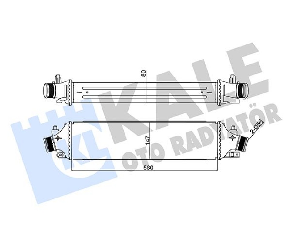 TURBO RADYATÖRÜ İNTERCOOLER ALFA ROMEO GIULIETTA 10>20 1.4 TB 1.8 TB 2.0 JTDM