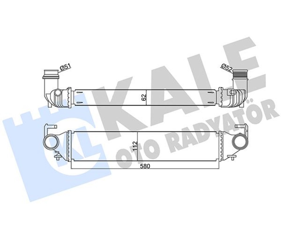 INTERCOOLER AL/PL/BRZ FIAT 500X-JEEP RENEGADE