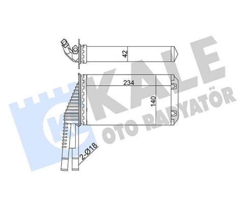 KALORİFER MEKANİK CITROEN C1-C1 II-PEUGEOT 107-TOYOTA AYGO KALORİFER