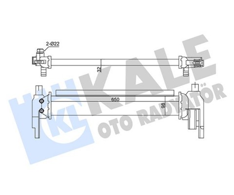 TURBO RADYATÖRÜ INTERCOOLER GOLF VII-A3 12>LEON 12>OCTAVIA 12>