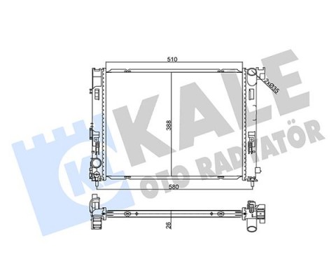 MOTOR SU RADYATÖRÜ NISSAN MICRA V K14 16> JUKE F16 19> RENAULT CLIO V 19> CAPTUR II 20> 1.0 TCE