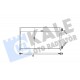 KLİMA RADYATÖRÜ KONDENSER FIAT DOBLO 01>IDEA 04>PUNTO 03> LANCIA YPSILON 06>11 1.2 1.3JTD 1.4 1.9JTD