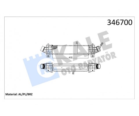 TURBO RADYATÖRÜ FORD MONDEO 01> 2.0 TDCİ