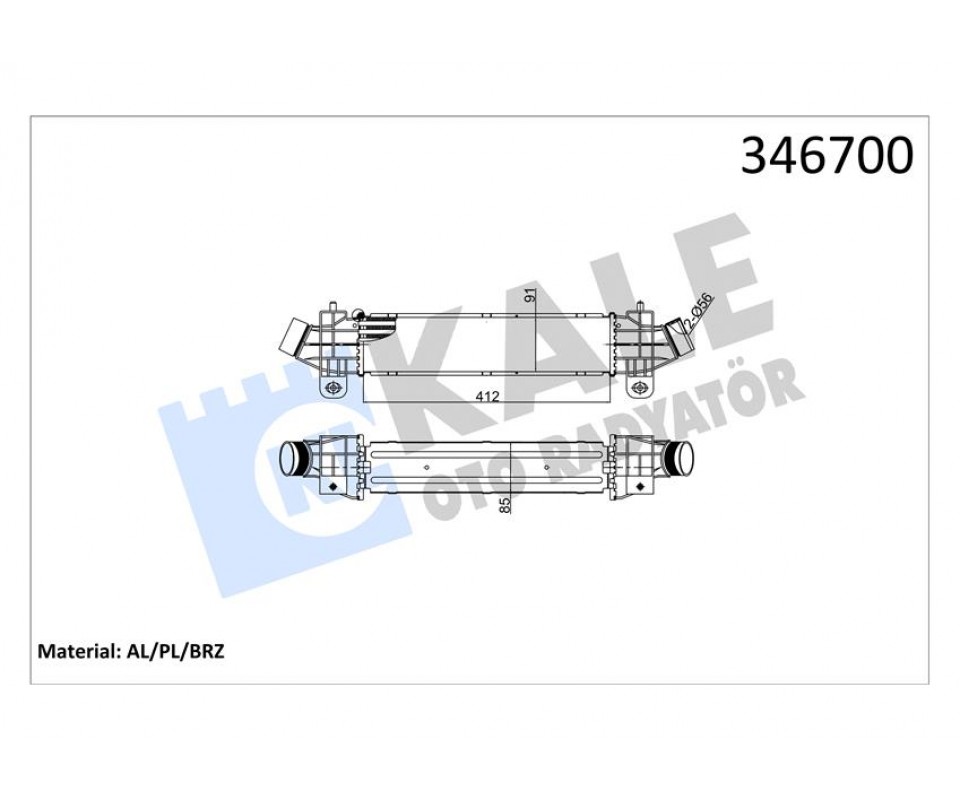 TURBO RADYATÖRÜ FORD MONDEO 01> 2.0 TDCİ