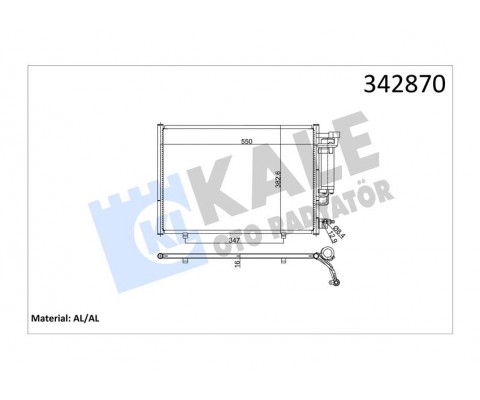 KLİMA RADYATÖRÜ FORD FİESTA 08> 1.4 TDCİ 70 ps
