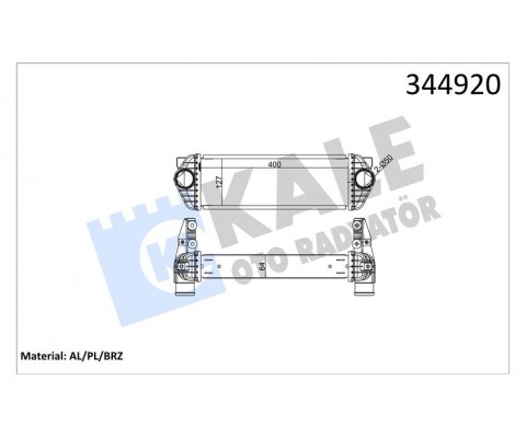 TURBO INTERCOLL RADYATORU TRANSİT CONNECT TC7 06>14 1.8DI 1.8 TDCI AL PL SYSTEM