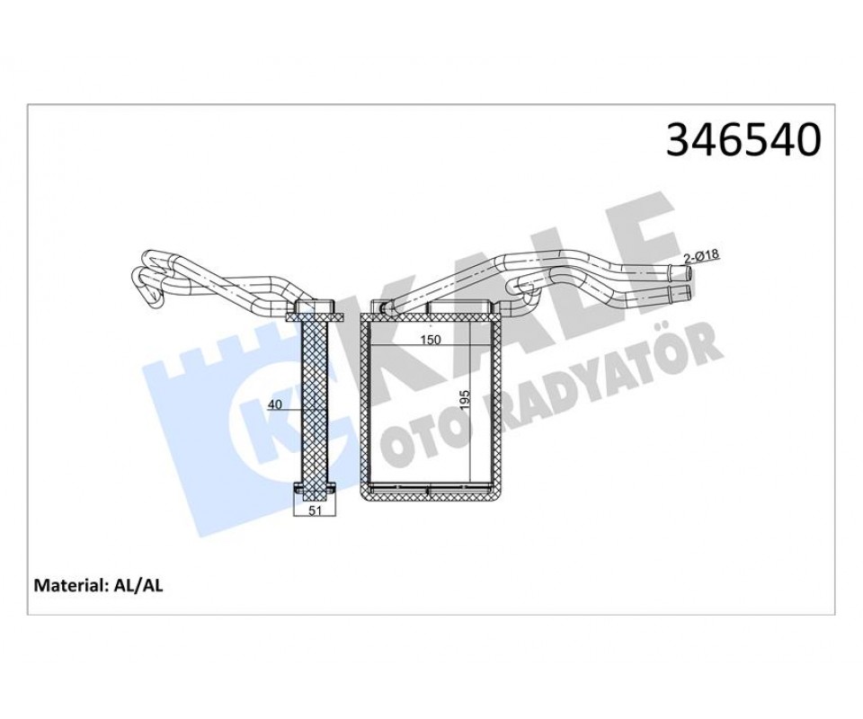 KALORİFER RADYATÖRÜ FORD FİESTA/FUSİON 02>