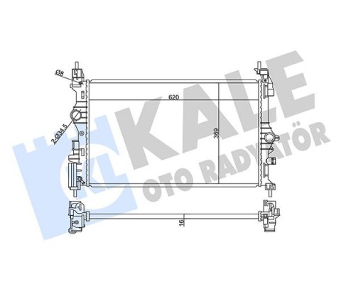 MOTOR SU RADYATÖRÜ OPEL CORSA E 14>19 ADAM 14>18 1.0 B10XFL-XFT F10XFL-D10XFT 1.3 B13DTC-B13DTN-B13D TE-B13DTR