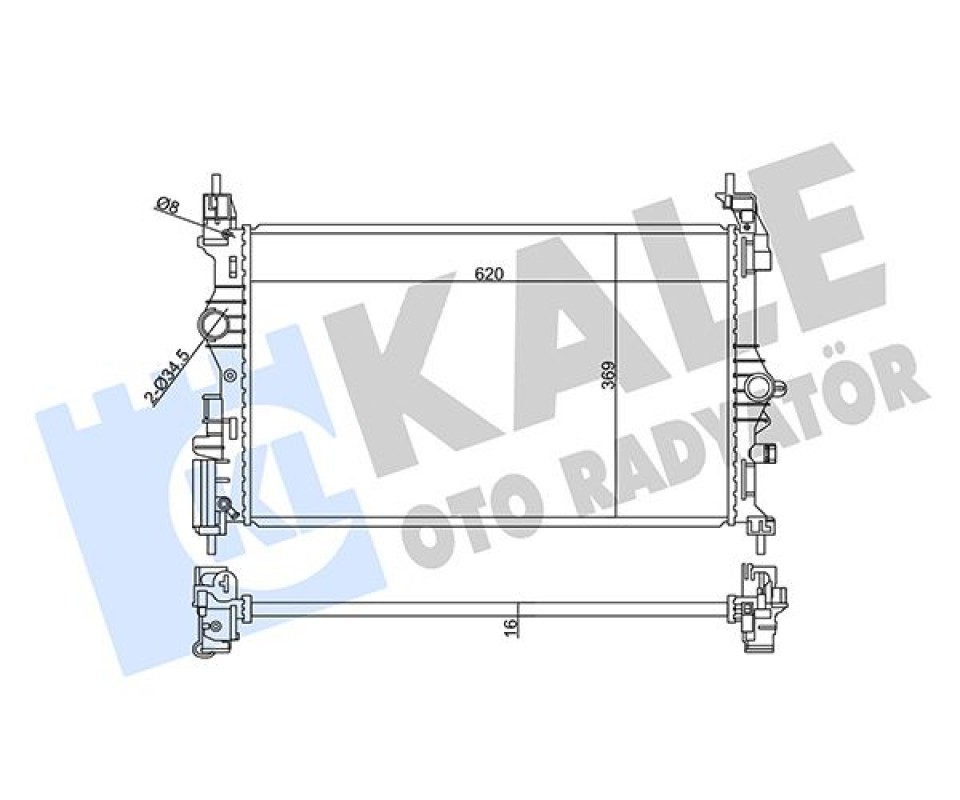MOTOR SU RADYATÖRÜ OPEL CORSA E 14>19 ADAM 14>18 1.0 B10XFL-XFT F10XFL-D10XFT 1.3 B13DTC-B13DTN-B13D TE-B13DTR