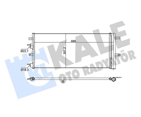 KLIMA RADYATORU KONDANSER MONDEO 14> 1.0-1.5 ECOBOOST 1.5 TDCI 2.0 TDCI