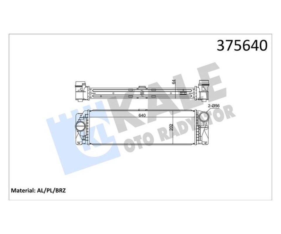 TURBOSARJ RADYATORU MERCEDES SPRINTER B907 B910 18>
