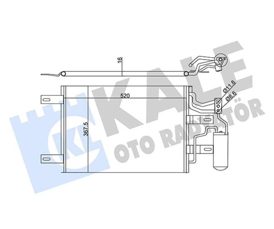 KLİMA RADYATÖRÜ KONDENSERİ OPEL MERİVA A 1.3 CDTI 1.6 TURBO Z16LET 1.7 CDTİ 03> AL/PL/BRZ