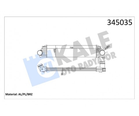 TURBO RADYATÖRÜ RENAULT MASTER III 10> OPEL MOVANO B 10> 2.3dCi