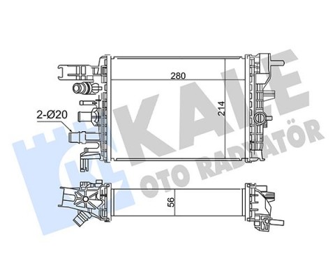 TURBO RADYATÖRÜ INTERCOOLER DACIA DUSTER II 1.5 DCİ 18 > K9K678