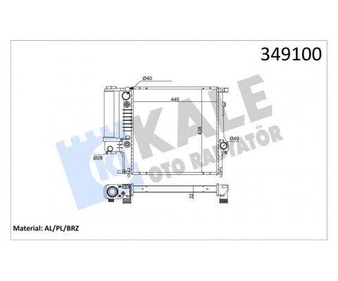 MOTOR SU RADYATORU BMW M40 M50 M52 E30 E36 OTOMATIK SANZIMAN