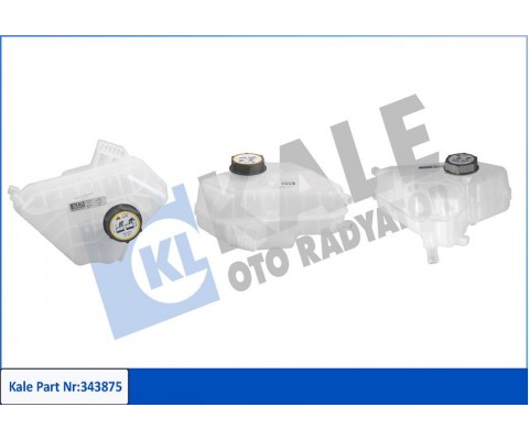 RADYATÖR YEDEK SU DEPOSU FORD FİESTA 08> 1.4 TDCİ KAPAKLI