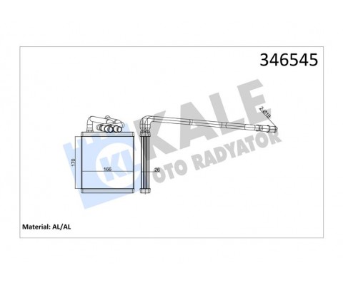 KALORİFER RADYATÖRÜ FORD FİESTA 08>